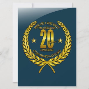 Parabéns ao 20º Aniversário