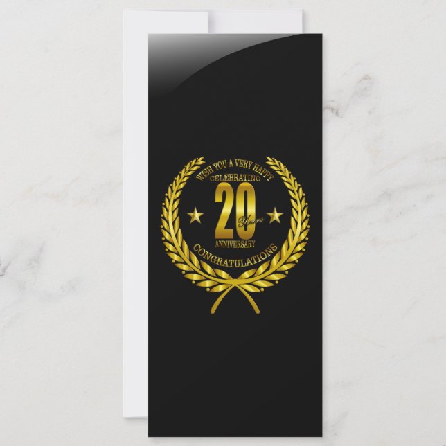 Parabéns ao 20 (Frente)