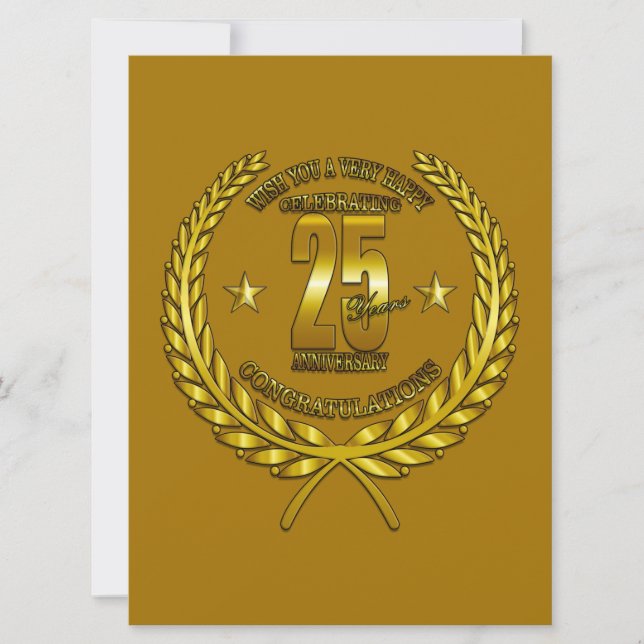 Parabéns ao 25 (Frente)