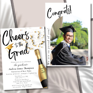 Parabéns ao Graduado Anúncio da Festa de Formatura