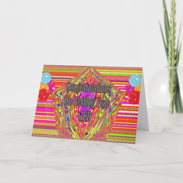 Parabéns Ao Receber O Cartão GED (Frente)