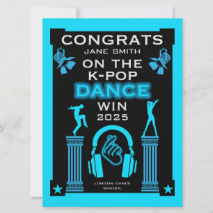 Parabéns ao Vencedor da Competição de Dança K-Pop