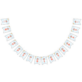 Parabéns batendo bandeiras de elefante