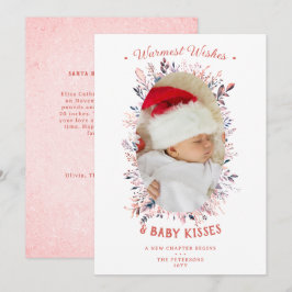 Parabéns Bebê Beijos Férias Anúncio Rosa