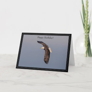 Parabéns Cartão de Aniversário Bald Eagle