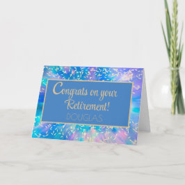 Parabéns! Cartão de aposentadoria personalizado br
