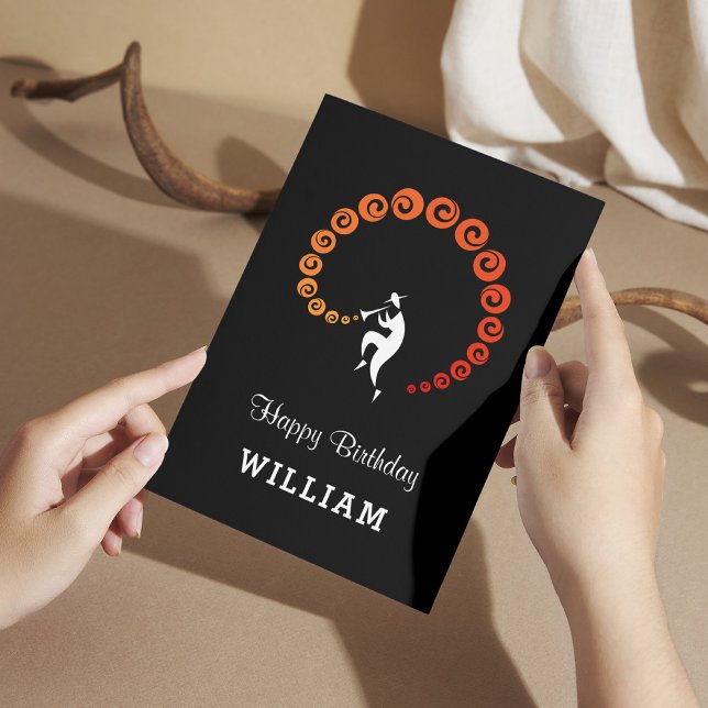 Parabéns Cartão de Músico Jazz Legal de Aniversári (Criador carregado)