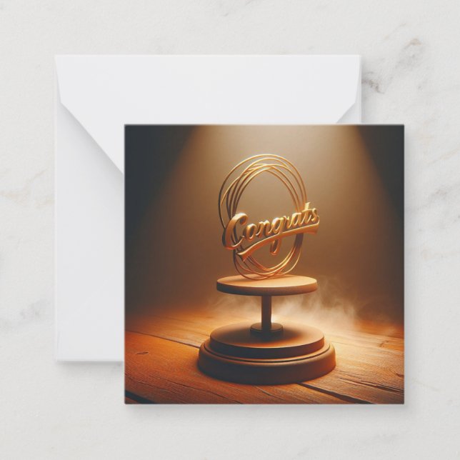 Parabéns Cartão de Saudação (Frente)