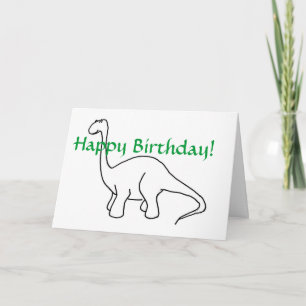 Parabéns! Cartão Dinossauro