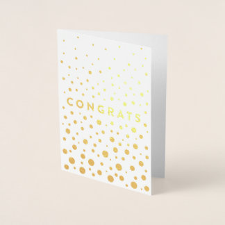 Parabéns Cartão Folheado