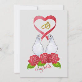 Parabéns cartão plano