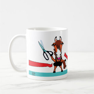 Parabéns de caneca design de corte de fita