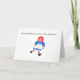 Parabéns de cartão de saudação para sua menina