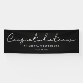 Parabéns de Festa de formatura manuscritos