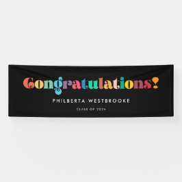 Parabéns de Festa de formatura retrorreflectores d