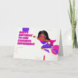Parabéns de super-herói, 5"x7", Cartão dobrado
