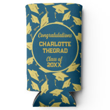 Parabéns de terceiros azuis e Dourados