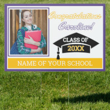 Parabéns Dourados Amarelos Roxos Formando