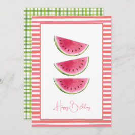 Parabéns Elegante Stripes Watermelon