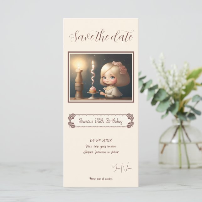 Parabéns, garota 01 (Em pé/Frente)