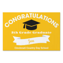 Parabéns Graduado da 5ª Série Amarelo