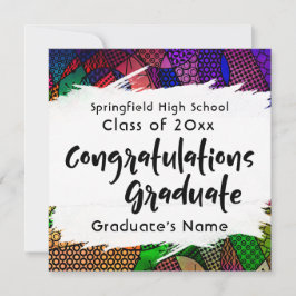 "Parabéns Graduado" Tipografia de Anúncio