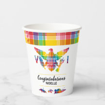 Parabéns Ilhas Virgens Americanas Madras Flag & Is