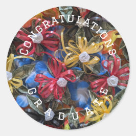 Parabéns Money lei design adesivo do formando