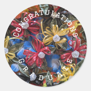 Parabéns Money lei design adesivo do formando