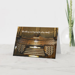 Parabéns no cartão de compromisso