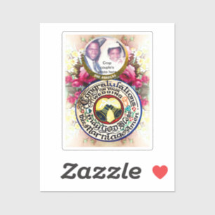 Parabéns no seu adesivo de corte personalizado