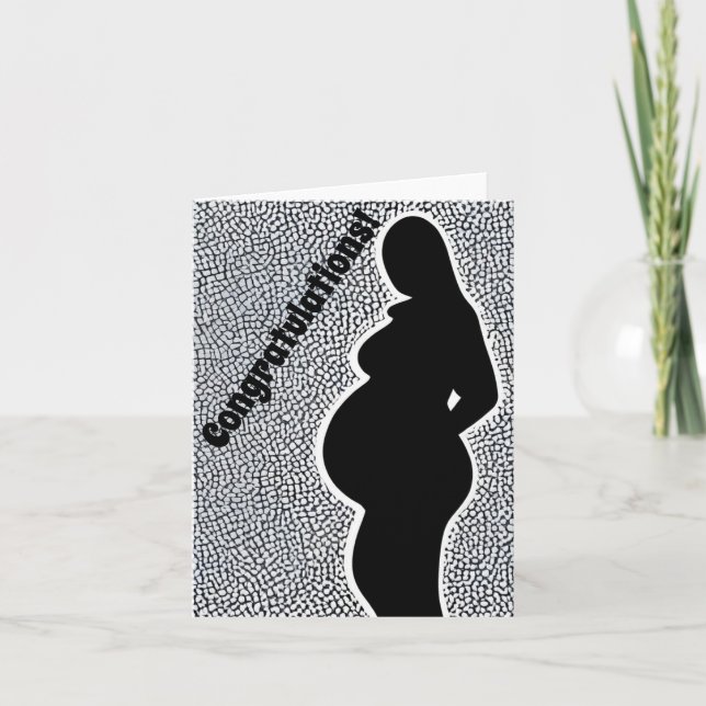Parabéns no seu Bump! Cartão (Frente)