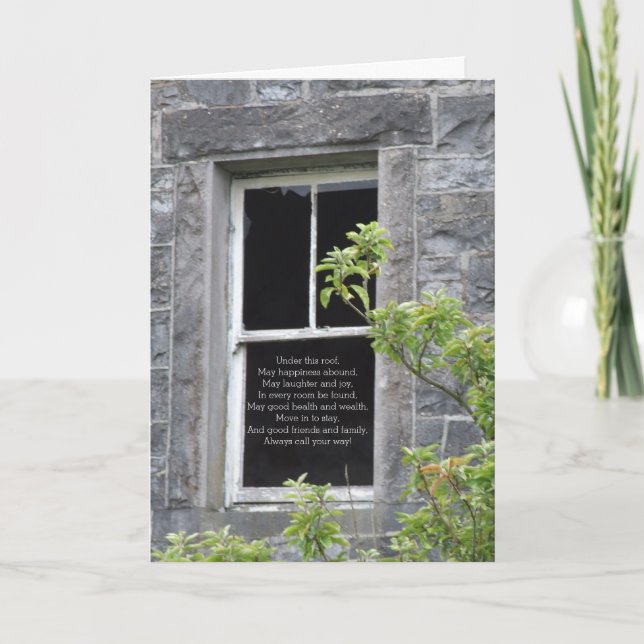 Parabéns no seu novo cartão doméstico (Frente)