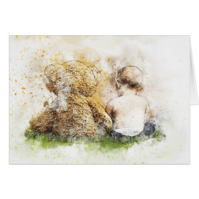 Parabéns no seu Novo Cartão Filho (Frente Horizontal)