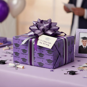 Parabéns! Papel de embrulho de diploma