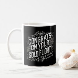 Parabéns pela sua Caneca de Café do 1º Voo Solo