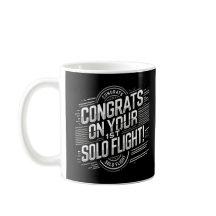 Parabéns pela sua Caneca de Café do 1º Voo Solo