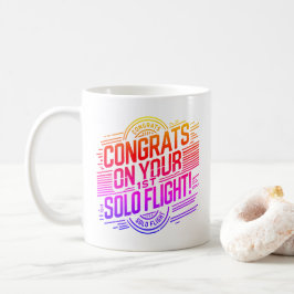 Parabéns pela sua Caneca de Café do 1º Voo Solo