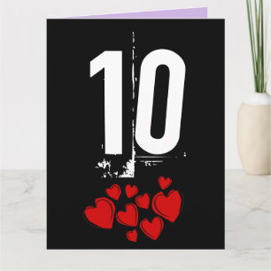 PARABÉNS PELO 10º ANIVERSÁRIO DE CASAMENTO CARTÃO