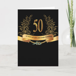Parabéns pelo 50º Aniversário de Casamento Cartões