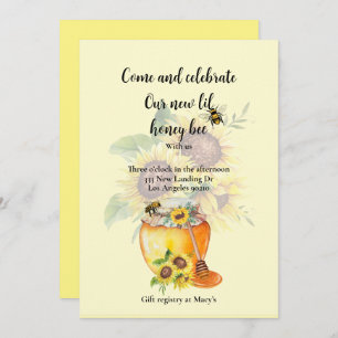 Parabéns pelo anúncio do bebê da sua abelha