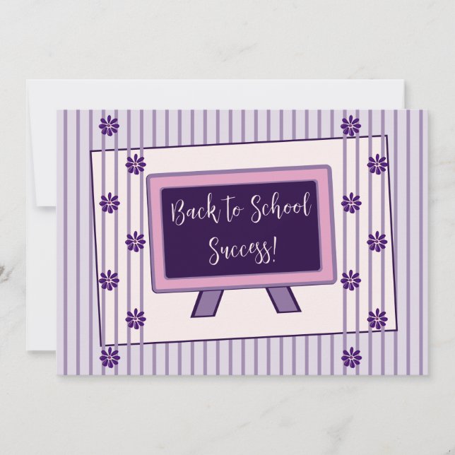 Parabéns pelo retorno ao Cartão Simples Escolar (Frente)