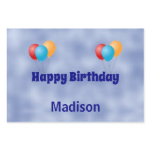 Parabéns personalizados