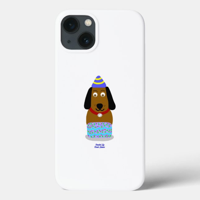 Parabéns Pup Apple iPhone 13 Caso (Verso)