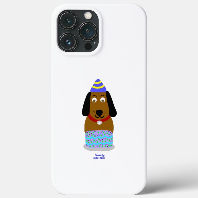 Parabéns Pup Apple iPhone 13 Pro Max Case (Verso)