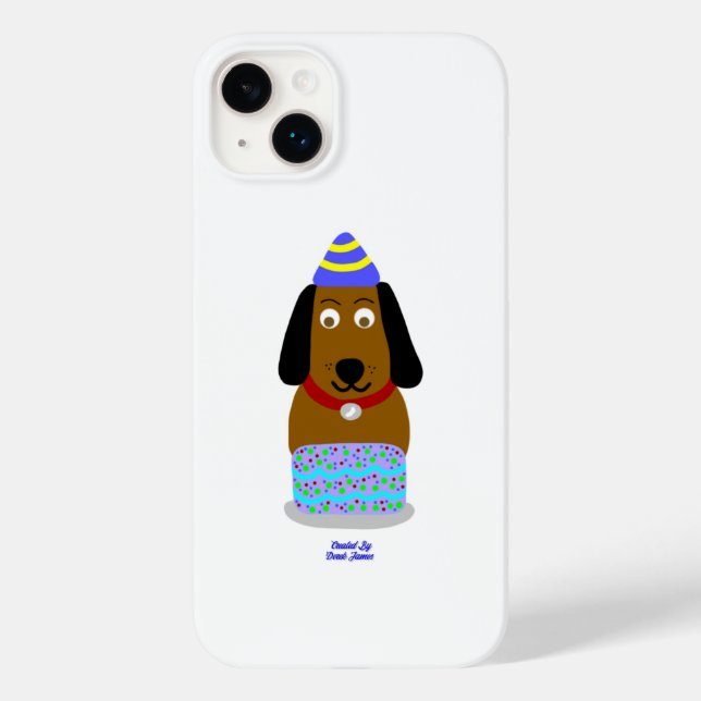 Parabéns Pup Apple iPhone 14 Plus Case (Verso)