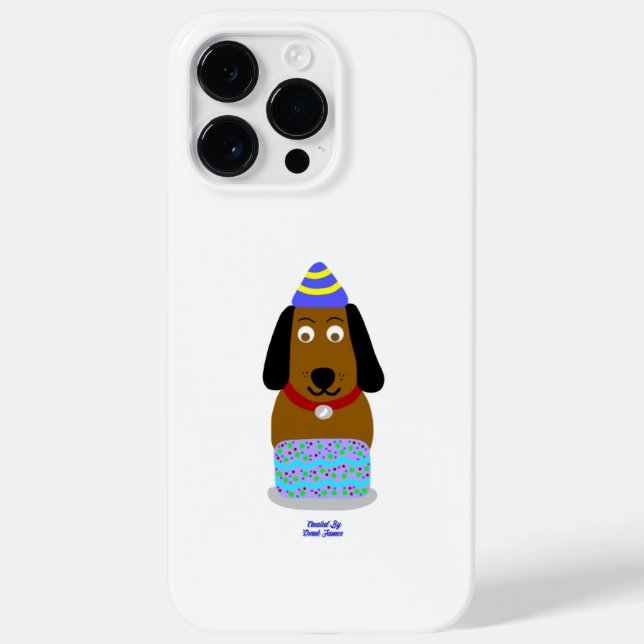 Parabéns Pup Apple iPhone 14 Pro Max Case (Verso)