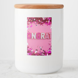 "Parabéns" rosa
