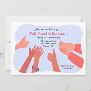 Parabéns sobre a aprovação do convite para o exame