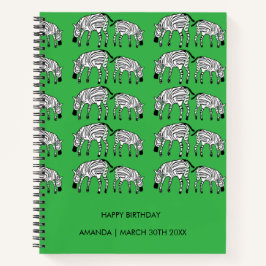 Parabéns, Verde, Padrão de Zebras Queniana